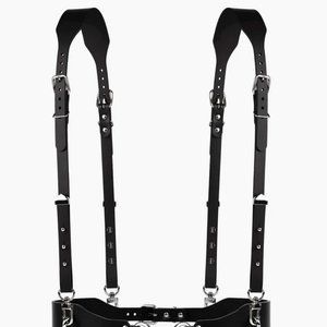 Baby Turns Blue Eden Harness Vegan Leather - Medium Petite